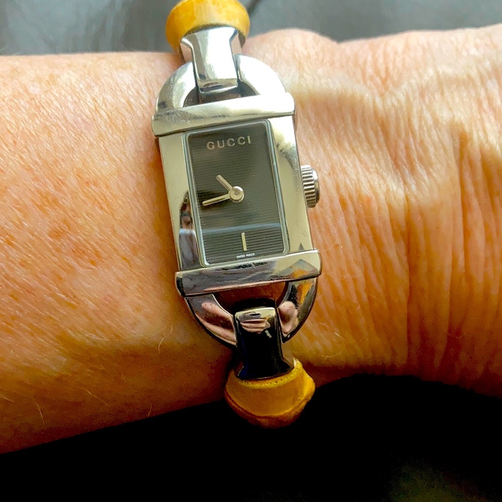 Gucci bamboo watch